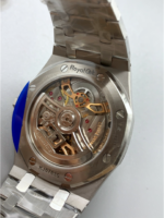 Audemars Piguet Super Clone Royal Oak Extra Thin Watch in Green Dial - Image 4