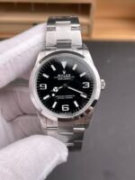 Rolex Explorer I Super Clone M124270 Black Dial 40MM – 904L Steel in ETA 3230 Movement - Image 2