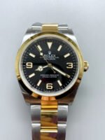 Rolex Explorer I Black Dial – Yellow Gold on Steel in 3230 Swiss Automatic Movement - Image 2