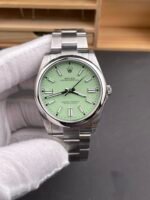 Rolex Oyster Perpetual 41mm — Cal. 3230 Movement, Avocado Green Dial, 904L Steel, Top-Tier 1:1 Replica - Image 3