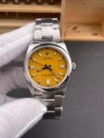 Rolex Oyster Perpetual 41mm — Cal. 3230 Movement, Yellow Dial, 904L Steel, Top-Tier 1:1 Replica - Image 3