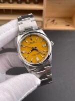 Rolex Oyster Perpetual 41mm — Cal. 3230 Movement, Yellow Dial, 904L Steel, Top-Tier 1:1 Replica - Image 4