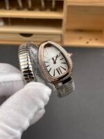 Bvlgari Serpenti Edition Two Tone Casing White Dial Watch in 1:1 Mirror Quality - Image 3