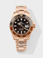 Rolex GMT Masters II Super Clone 126715CHNR Rose Gold Tiger Iron Dial Swiss Replica Watch