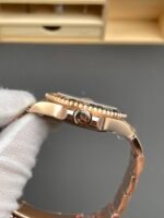 Rolex GMT Masters II Super Clone 126715CHNR Rose Gold Tiger Iron Dial Swiss Replica Watch - Image 6
