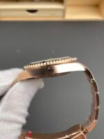 Rolex GMT Masters II Super Clone 126715CHNR Rose Gold Tiger Iron Dial Swiss Replica Watch - Image 7