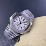 Patek Philippe Nautilus 5980/1A 904L Steel Case in White Dial – 1:1 Mirror Replica - Image 5