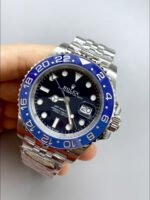 Rolex GMT Masters Super Clone Custom Ceramic Bezel Black Dial Watch - Image 3