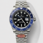 Rolex GMT Masters Super Clone Custom Ceramic Bezel Black Dial Watch