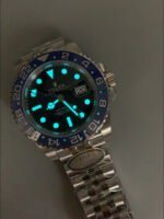 Rolex GMT Masters Super Clone Custom Ceramic Bezel Black Dial Watch - Image 11