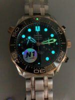 Omega Seamaster Co-Axial Master Chronograph Two Tone Steel Strap 44MM 1:1 Mirror Replica - Image 12