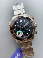 Omega Seamaster Co-Axial Master Chronograph Two Tone Steel Strap 44MM 1:1 Mirror Replica - Image 3