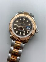 Rolex Yachtmaster 40 Everose Gold – Oyster Steel Brown Dial 1:1 Swiss Replica Watch 40MM in 904L Steel Casing - Image 4