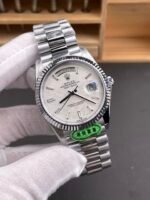 Rolex Day Date Presidential 904L Steel 40MM – Grey Dial 1:1 Mirror Quality Watch（208g） - Image 3