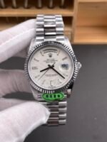 Rolex Day Date Presidential 904L Steel 40MM – Grey Dial 1:1 Mirror Quality Watch（208g） - Image 2