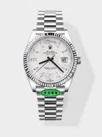 Rolex Day Date Presidential 904L Steel 40MM – Grey Dial 1:1 Mirror Quality Watch（208g）