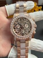 Rolex Cosmograph Daytona “Eye of the Tiger” Special Edition — 904L Steel with Rose Gold Plating (1:1 Top-Tier Replica) - Image 2