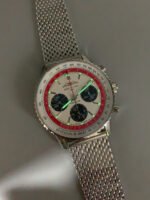 Breitling Navitimer B01 Boeing 747 Chronograph 43 White Dial – 904L Steel Casing 1:1 Mirror Swiss Replica - Image 10