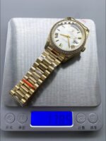 Rolex Day-Date “President” 40mm 18K Gold Watch – Olive Green Dial, Top-Tier 1:1 Replica Quality - Image 11