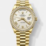 Rolex Day-Date “President” 40mm 18K Gold Watch – Olive Green Dial, Top-Tier 1:1 Replica Quality