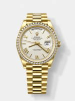 Rolex Day-Date “President” 40mm 18K Gold Watch – Olive Green Dial, Top-Tier 1:1 Replica Quality