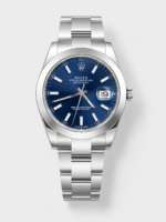 Rolex Datejust 126300 41MM Cal.3135 Swiss 1:1 Mirror Replica Watch in 904L Blue Dial
