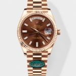 Rolex Day Date 40MM 1:1 Rose Gold in Brown Dial 1:1 Mirror Replica Watch(212 g)
