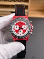 Rolex Daytona Super Clone DiW Kakha Kaladze Red Carbon Casing Watch in Red Dial 1:1 Mirror Replica Watch - Image 3