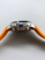 Patek Philippe Aquanaut 5968 Chronograph Steel Casing Orange Strap Watch in Swiss Automatic Movement - Image 7