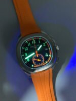 Patek Philippe Aquanaut 5968 Chronograph Steel Casing Orange Strap Watch in Swiss Automatic Movement - Image 12