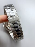 Patek Philippe Nautilus 5711 Black Dial 1:1 Mirror Replica in 904L Steel with Rubies Bezel - Image 9