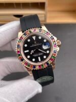 Rolex Yachtmaster 116695 Everose Gold Diamonds Cal.3235 Swiss 1:1 Ultimate 904L Steel Watch - Image 4