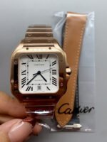 Cartier Santos De Cartier XL 1:1 Rose Gold Casing Swiss Replica Watch 40MM - Image 3
