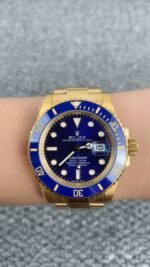 Rolex Submariner 41MM Date Ceramic Gold m126618lb – Replica 1:1 Mirror – Ultimate 904L Steel Watch - Image 7