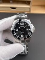 Longines HydroConquest GMT Series 1:1 Top-Grade Replica Watch (Swiss Movement, Black Dial, Stainless Steel Bracelet) - Image 3