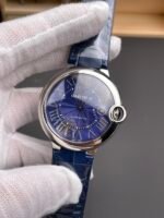 Ballon De Cartier Swiss Automatic 1:1 Mirror Quality 33MM in Stainless Steel Casing - Image 4