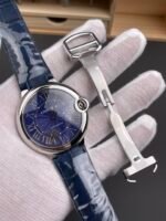Ballon De Cartier Swiss Automatic 1:1 Mirror Quality 33MM in Stainless Steel Casing - Image 5