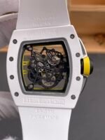 Richard Mille Super Clone RM61-01 White Ceramic Casing Strap Swiss Replica Watch - Image 5