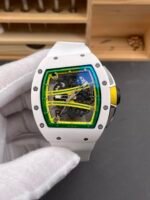 Richard Mille Super Clone RM61-01 White Ceramic Casing Strap Swiss Replica Watch - Image 3