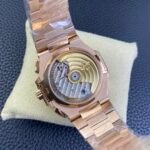 Patek Philippe Nautilus 5980/R Rose Gold 904L Steel Case in Black Dial – 1:1 Mirror Replica - Image 10