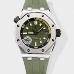 Audemars Piguet Royal Oak 1:1 Ultimate Swiss Replica Watch Green Dial Cal.4308 Movement