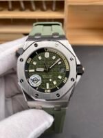 Audemars Piguet Royal Oak 1:1 Ultimate Swiss Replica Watch Green Dial Cal.4308 Movement - Image 2