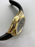 Rolex Sky-Dweller REF# 336935 Black Dial Watch in Yellow Gold 904L Steel Case 1:1 Mirror Replica - Image 8