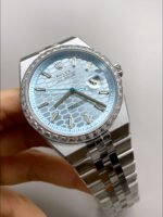 Rolex Land-Dweller 127336 Ice Blue Honeycomb 40MM Swiss Replica Watch - Image 4