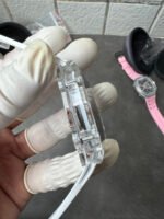 Richard Mille Super Clone RM67-02 Sapphires Casing Watch White Rubber Strap - Image 8