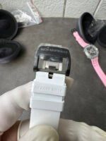 Richard Mille Super Clone RM67-02 Sapphires Casing Watch White Rubber Strap - Image 9