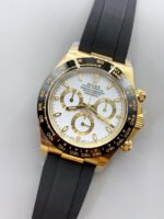 Rolex Daytona 116518-1 Yellow Gold Original Cal.4130 Movement – 1:1 Mirror 904L Steel Watch - Image 3