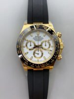 Rolex Daytona 116518-1 Yellow Gold Original Cal.4130 Movement – 1:1 Mirror 904L Steel Watch - Image 2