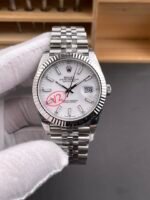 Rolex Datejust Cal.3235 Movement Swiss Watch 1:1 Mirror Replica 904L Steel 41MM – White Dial - Image 2