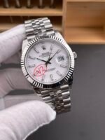 Rolex Datejust Cal.3235 Movement Swiss Watch 1:1 Mirror Replica 904L Steel 41MM – White Dial - Image 4